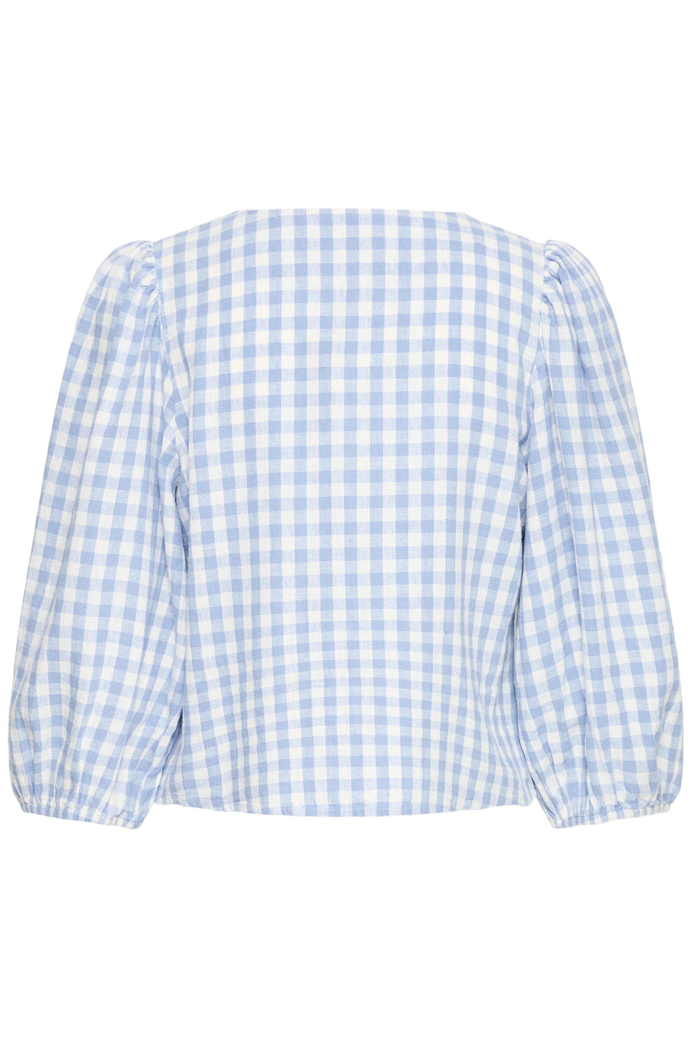 BYFALAKKA PUFF SHIRT DELLA ROBBIA BLUE CHECK - 2