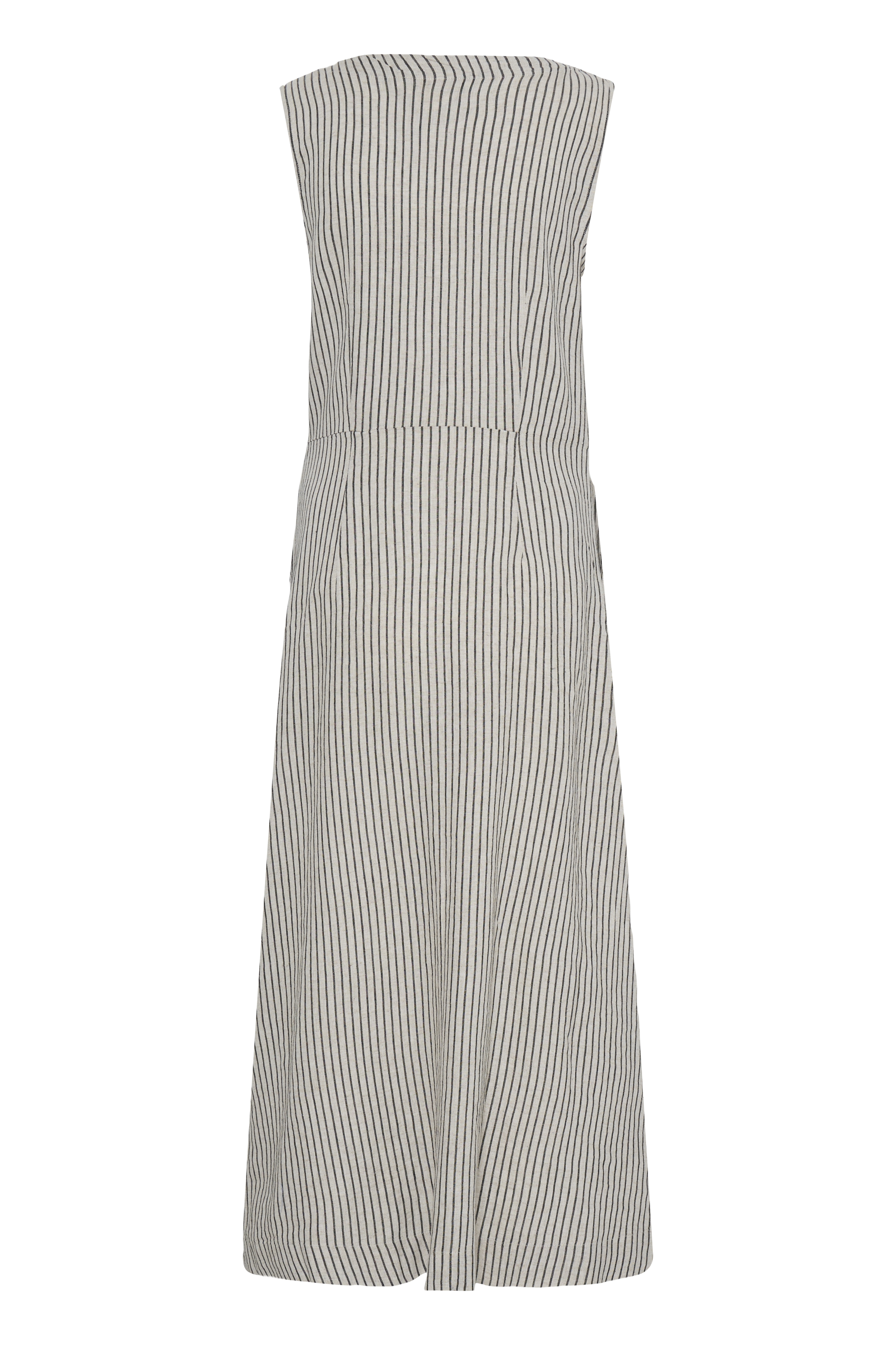 BYFALAKKA BUTTON DRESS 2 RAINY DAY STRIPE - 2