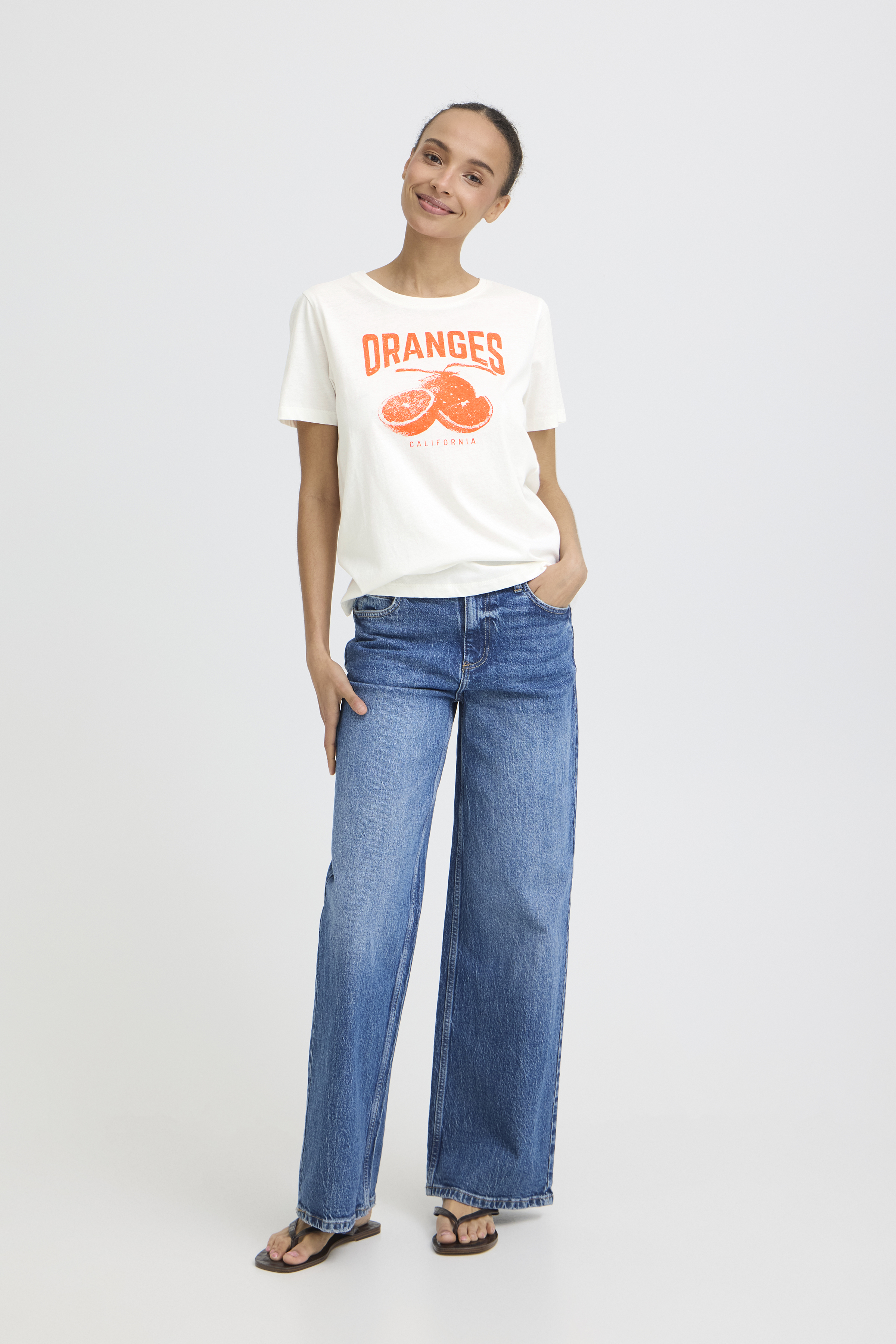 BYSOBBE PRINT TSHIRT BYSOBBE ORANGE - 6