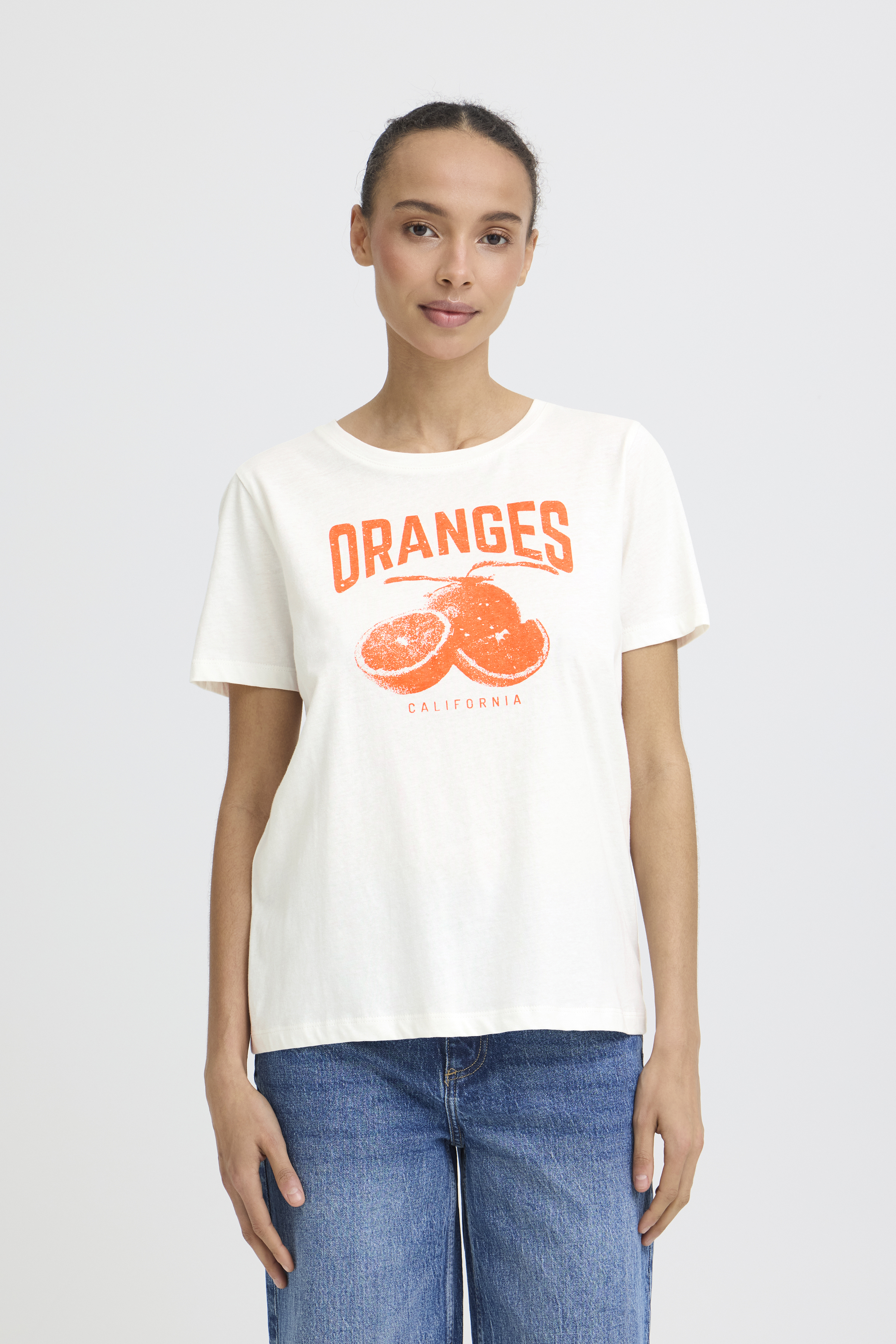 BYSOBBE PRINT TSHIRT BYSOBBE ORANGE - 7