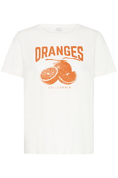 BYSOBBE PRINT TSHIRT BYSOBBE ORANGE