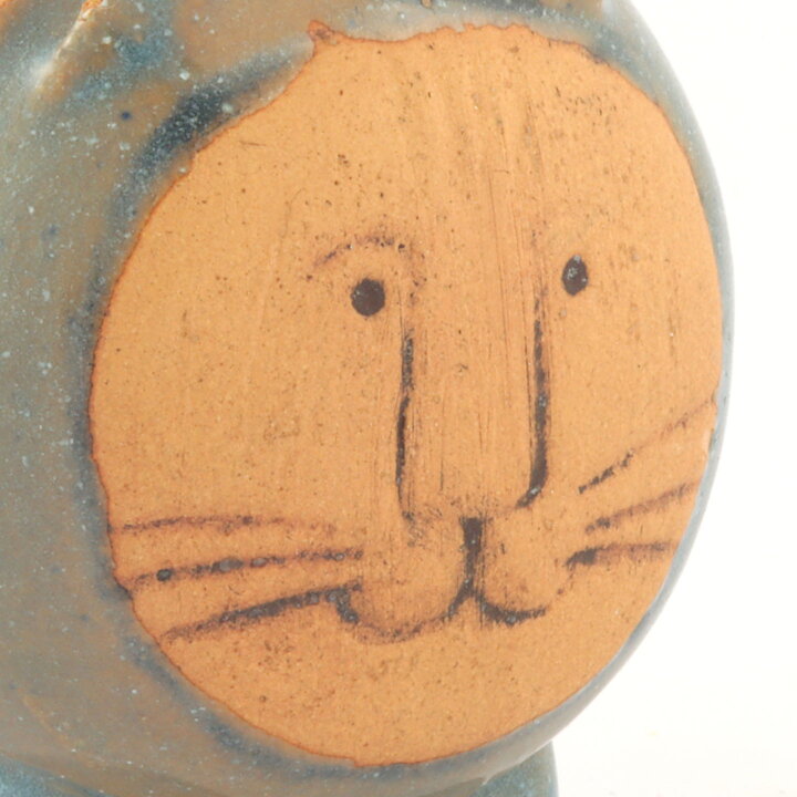 Lisa Larson (Menageri 1965) Modern Gray Cat 10 cm (3)