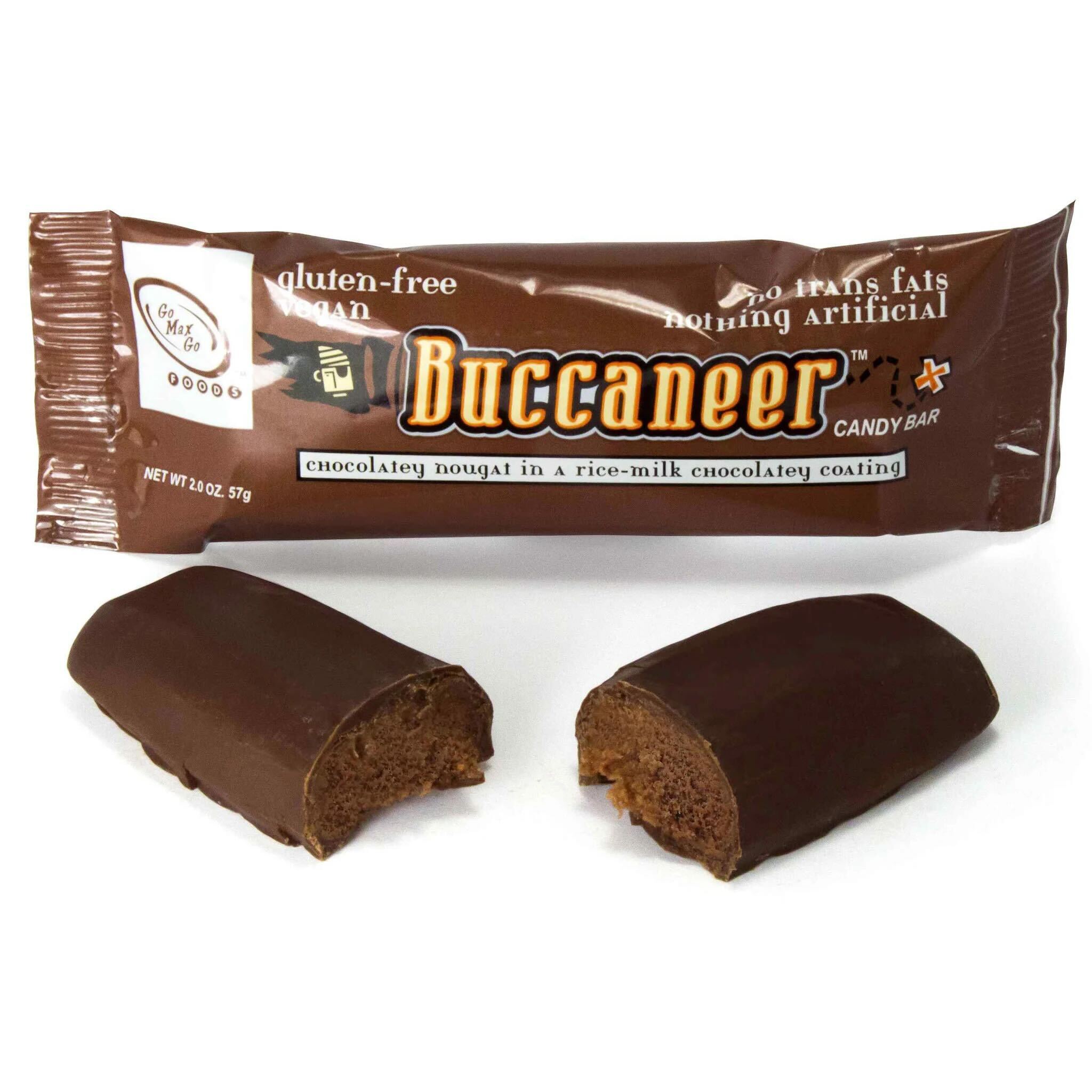 vegansk chokladbar 57g buccaneers go max go