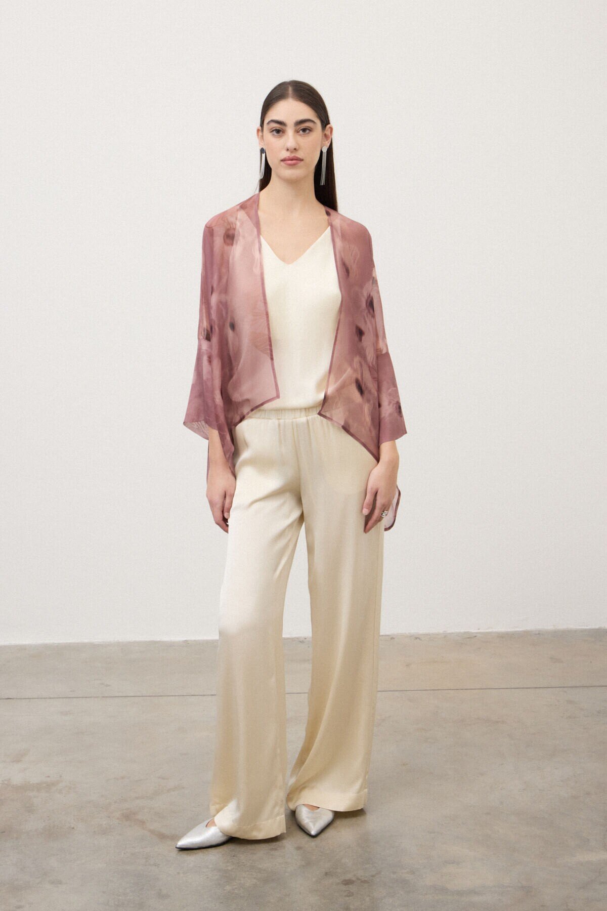 OttodÁme - Silk Kimono Blush - 3