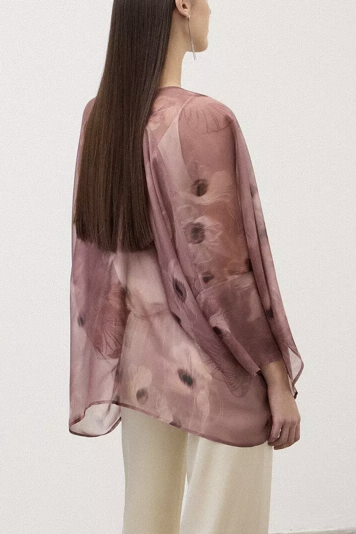 OttodÁme - Silk Kimono Blush - 4
