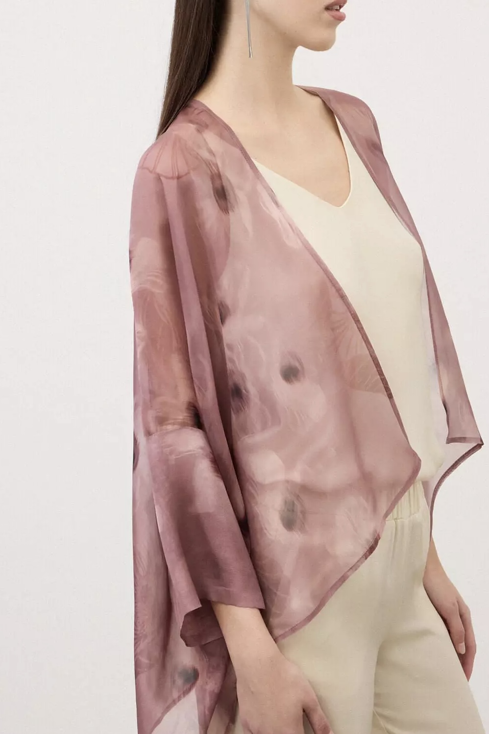 OttodÁme - Silk Kimono Blush - 2