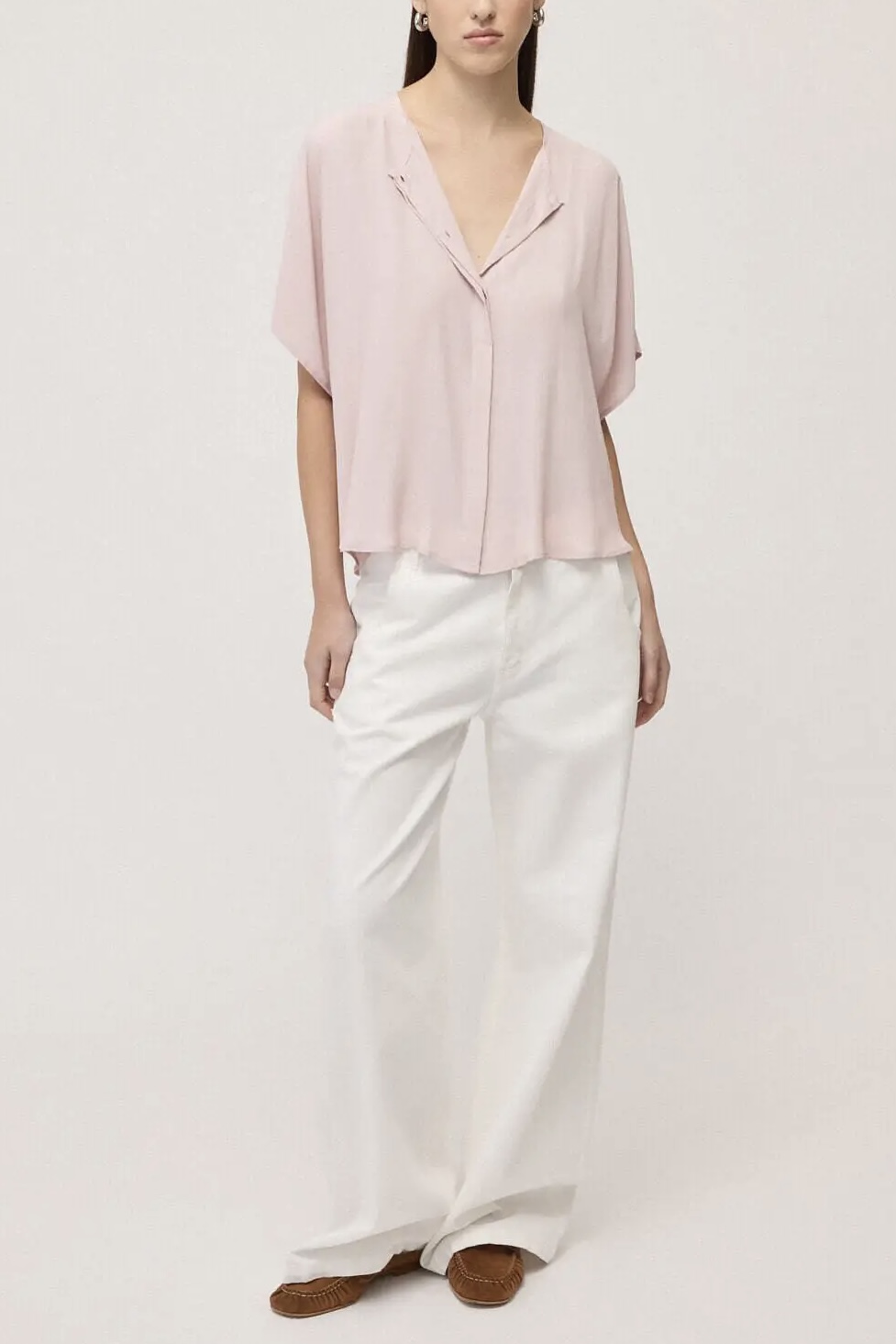 OttodÁme - Silk Blend Blouse Quarzo - 4