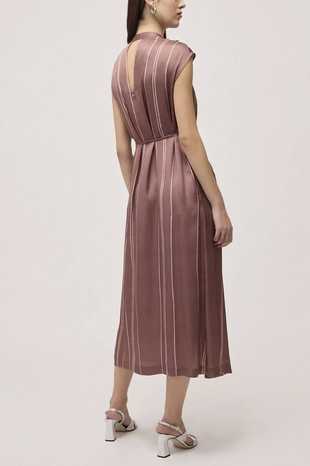 OttodÁme - Viscose Midi Dress Blush - 2