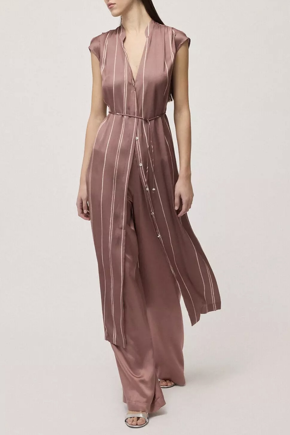 OttodÁme - Viscose Midi Dress Blush