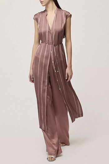 OttodÁme - Viscose Midi Dress Blush