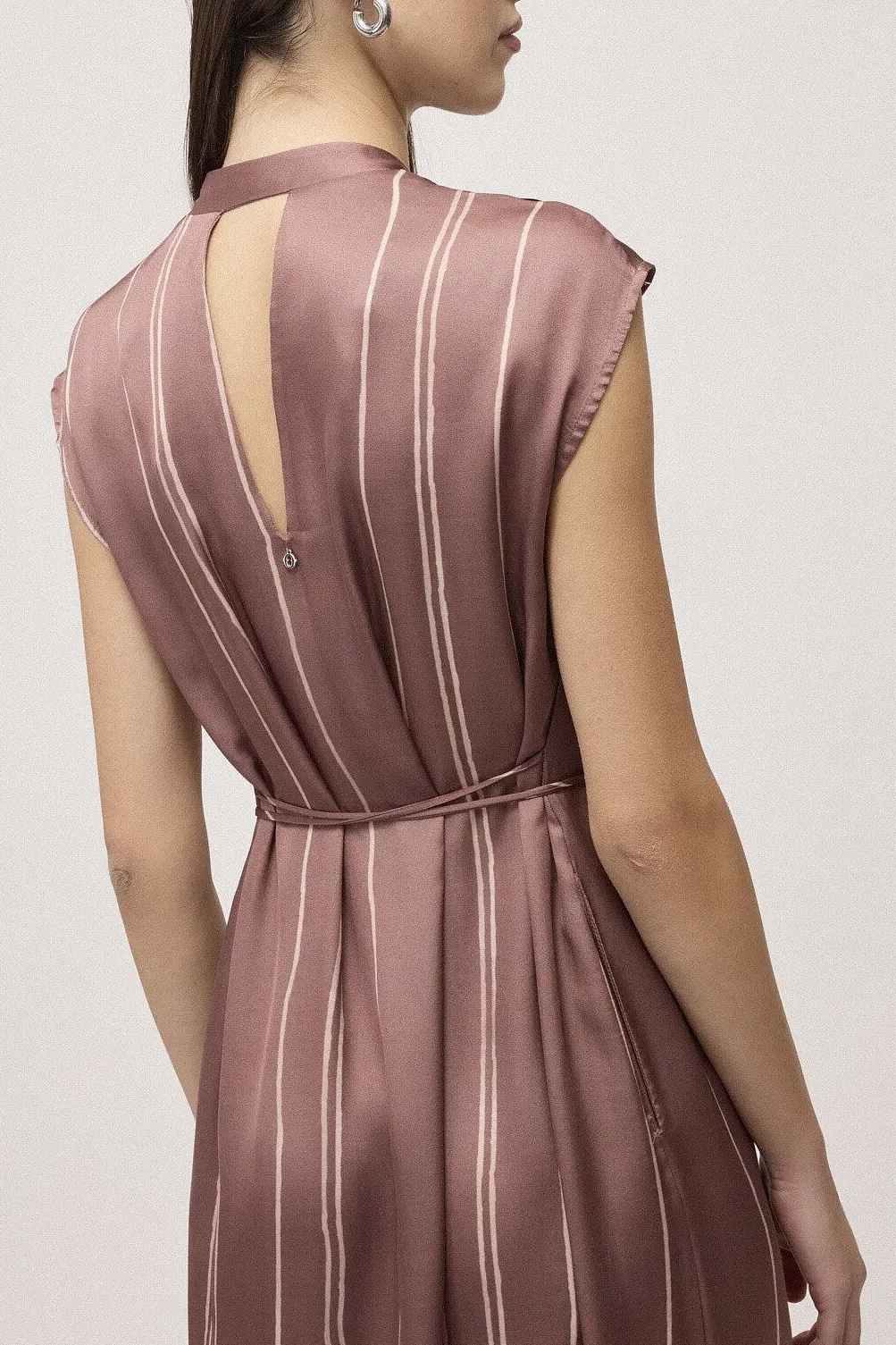 OttodÁme - Viscose Midi Dress Blush - 5