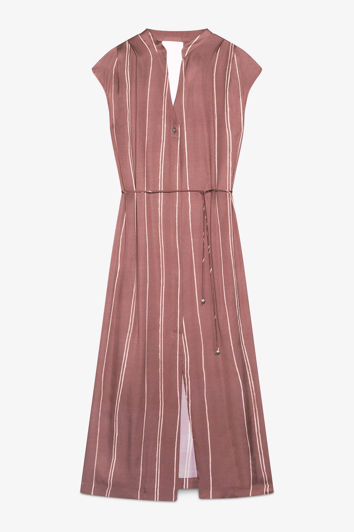 OttodÁme - Viscose Midi Dress Blush - 7