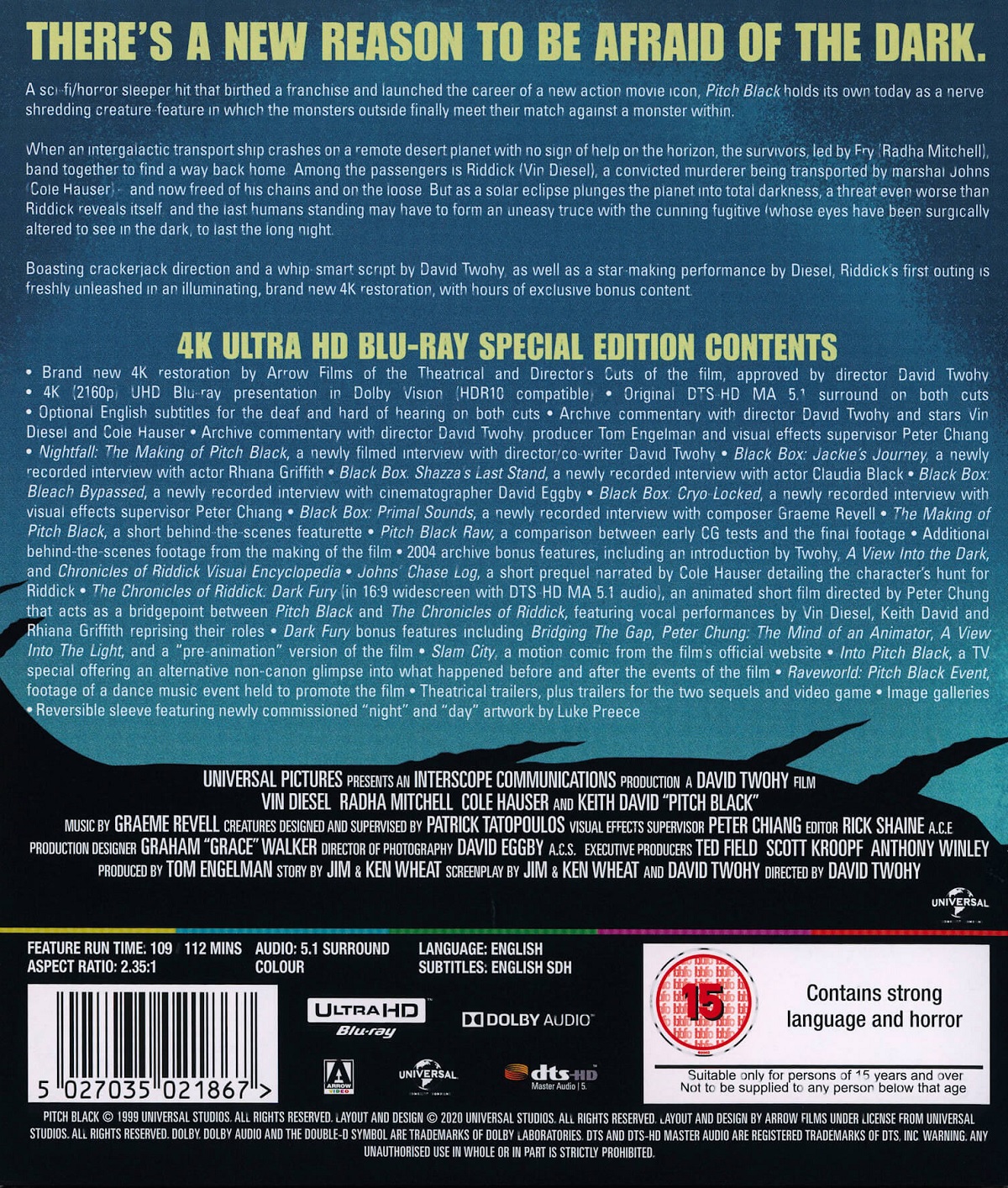 Pitch Black (ej svensk text) (4K Ultra HD Blu-ray) - 2