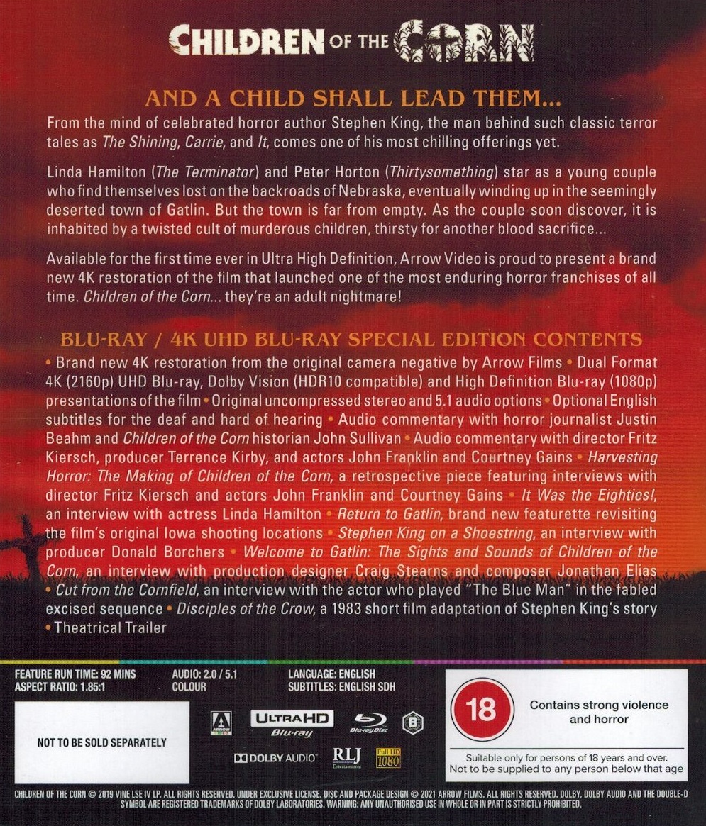 Children of the Corn (ej svensk text) (4K Ultra HD) - 2