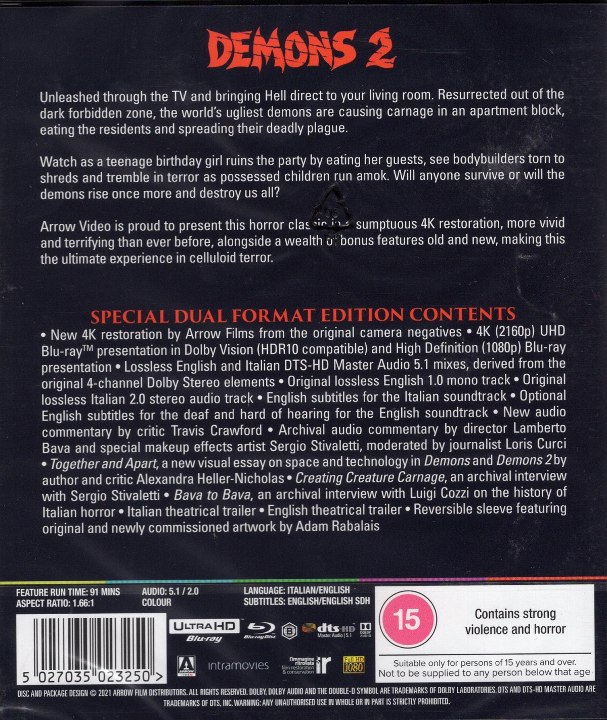 Demons 2 (ej svensk text) (4K Ultra HD + Blu-ray) - 2