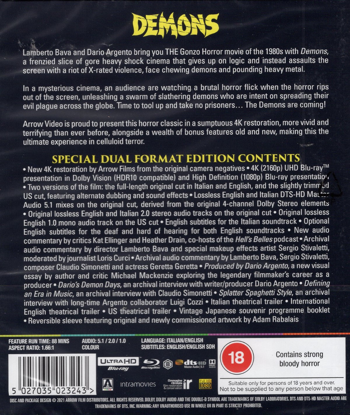 Demons (ej svensk text) (4K Ultra HD + Blu-ray) - 2
