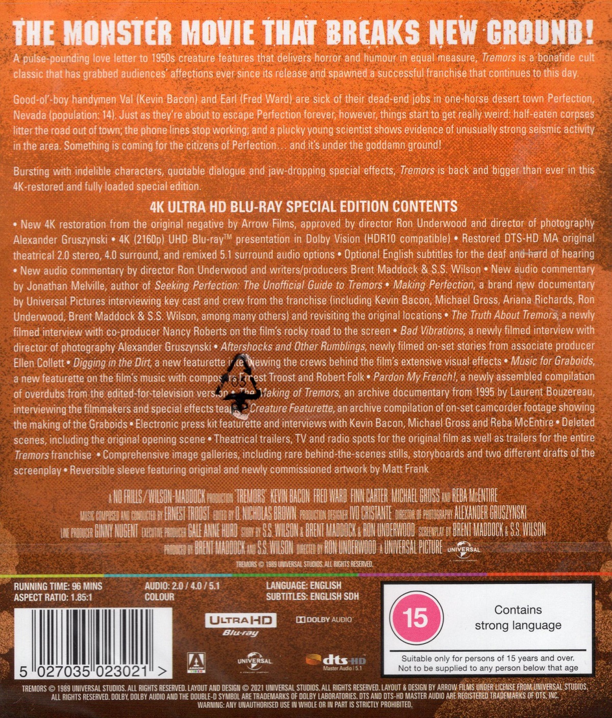Tremors (ej svensk text) (4K Ultra HD) - 2
