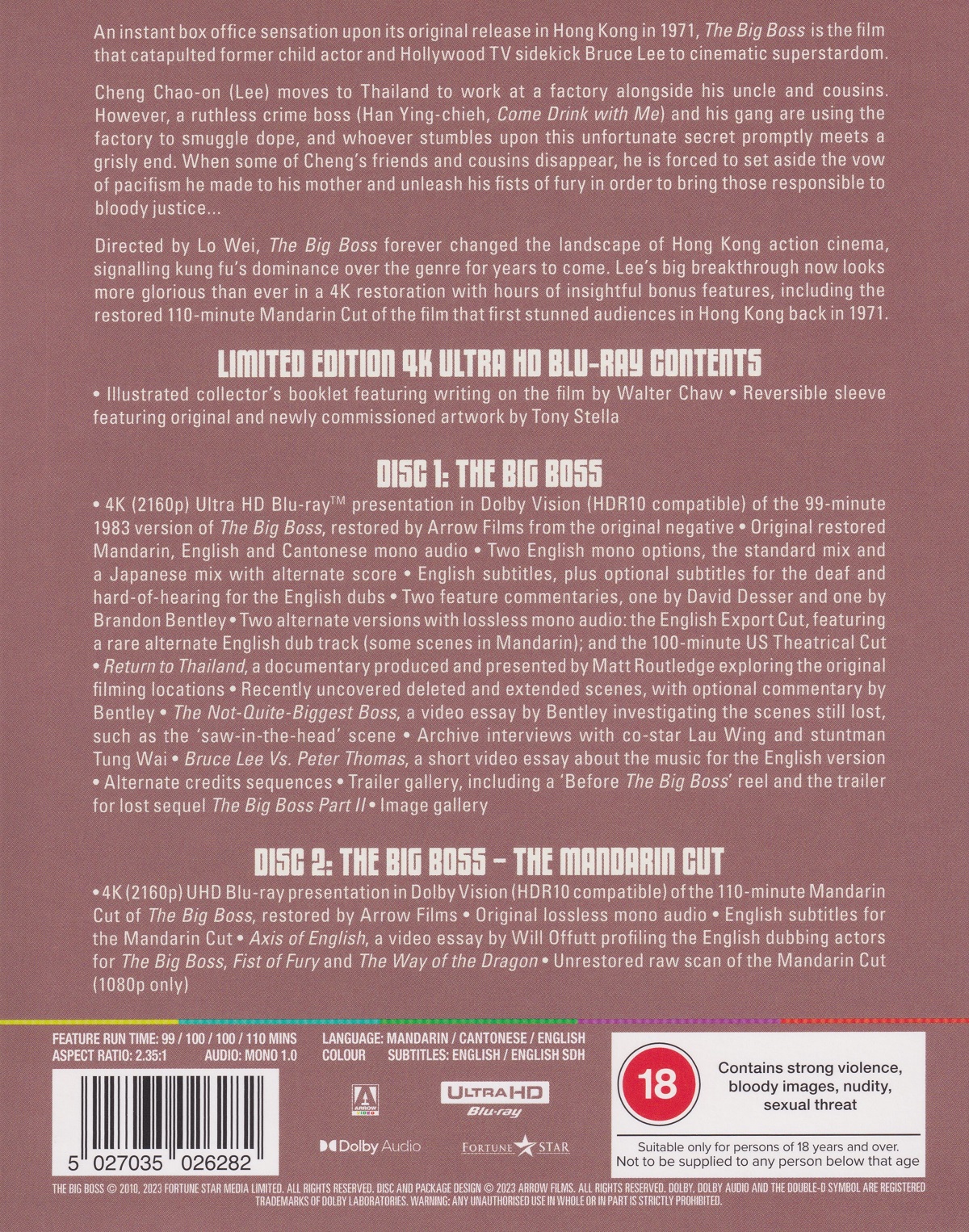 Big Boss (Limited Edition) (ej svensk text) (4K Ultra HD) - 2