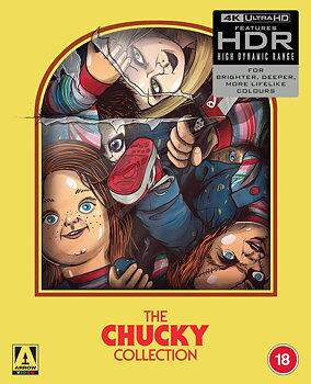 Child's Play 1 to 3 / Bride / Seed / Curse / Cult Of Chucky / Living With Chucky (Limited Edition) (ej svensk text) (4K Ultra HD + Blu-ray)