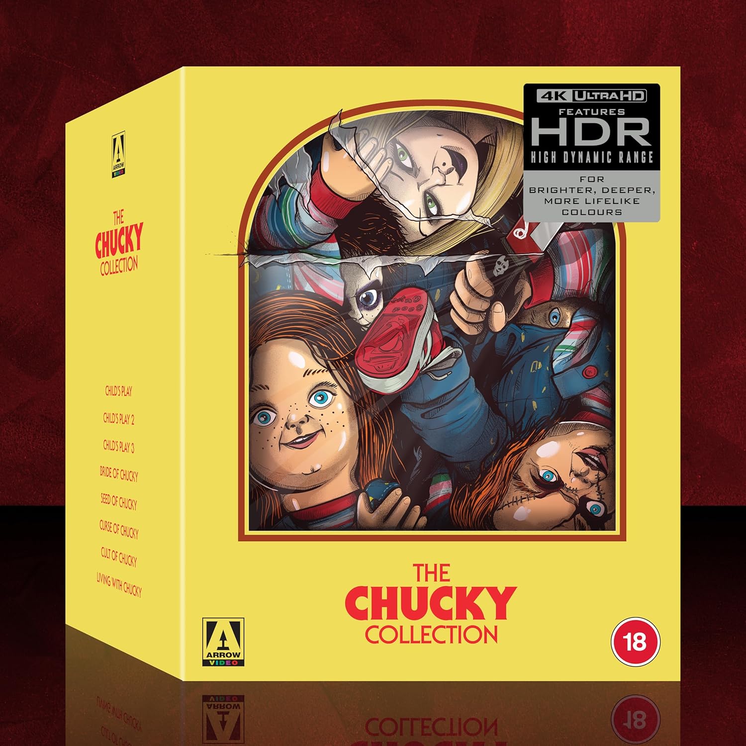 Child's Play 1 to 3 / Bride / Seed / Curse / Cult Of Chucky / Living With Chucky (Limited Edition) (ej svensk text) (4K Ultra HD + Blu-ray) - 5