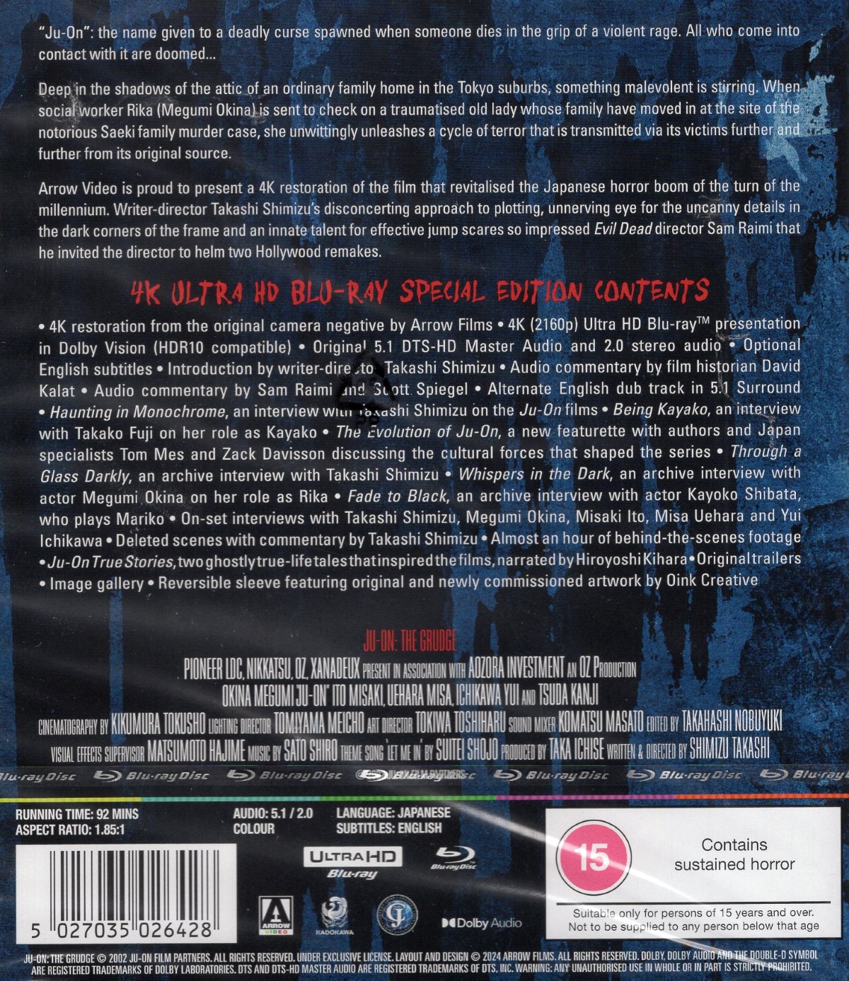 Ju-on: The Grudge (ej svensk text) (4K Ultra HD) - 2