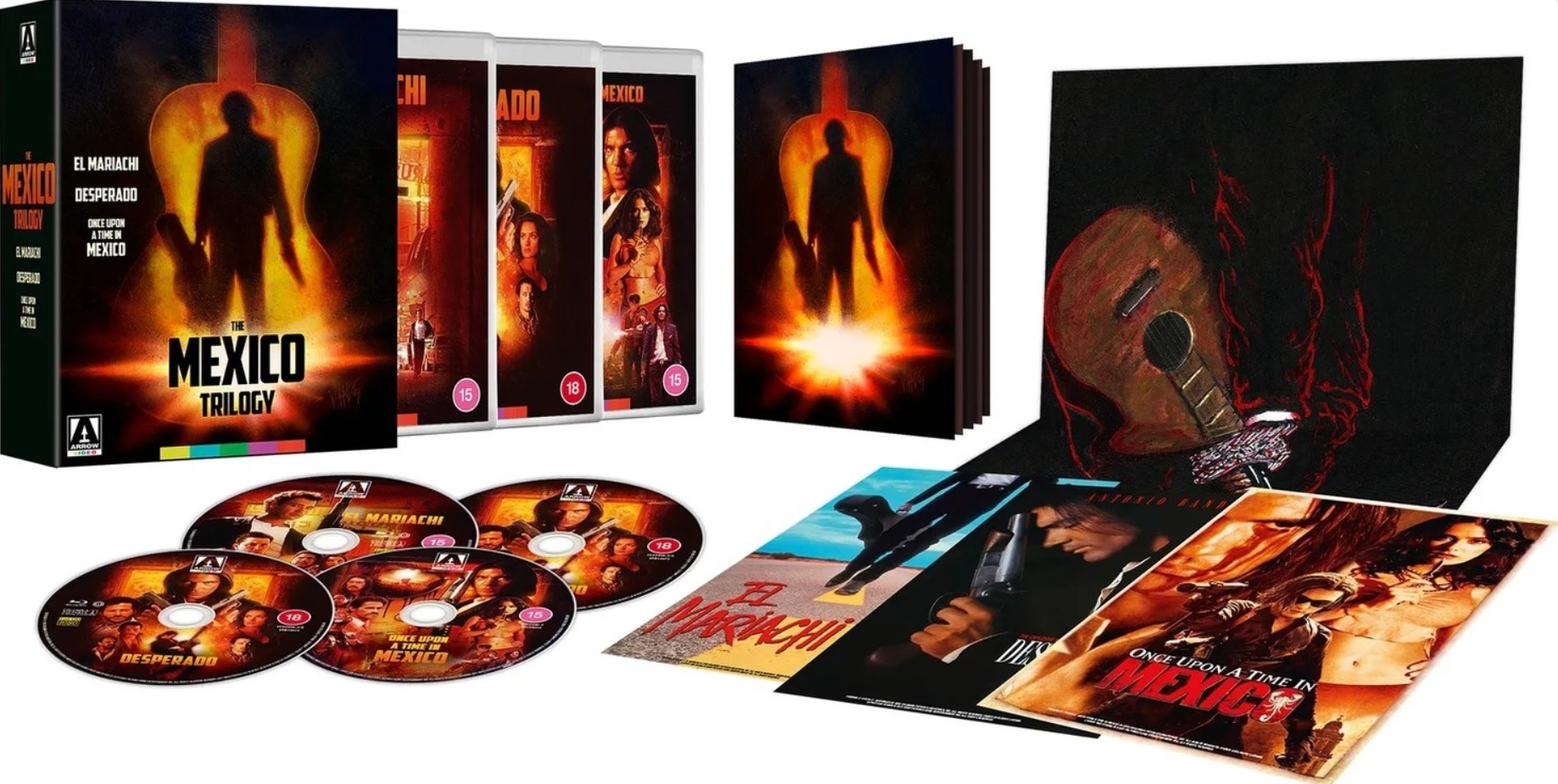The Mexico Trilogy - El Mariachi / Desperado / Once Upon A Time In Mexico (Limited Edition) (4K Ultra HD (Desperado) + Blu-ray (Övriga filmer)) - 2