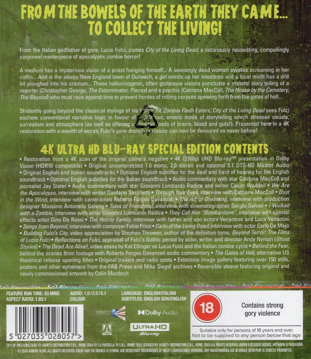 City of the Living Dead (ej svensk text) (4K Ultra HD) - 2