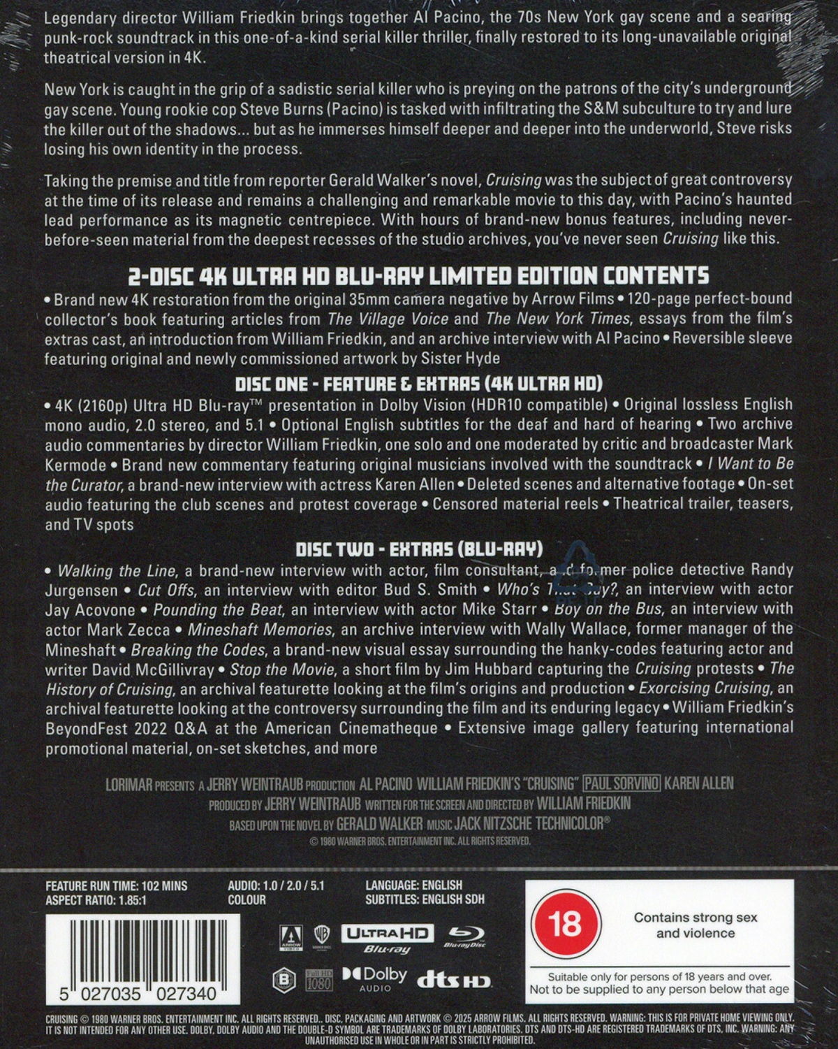 Cruising (Limited Edition) (ej svensk text) (4K Ultra HD) - 2