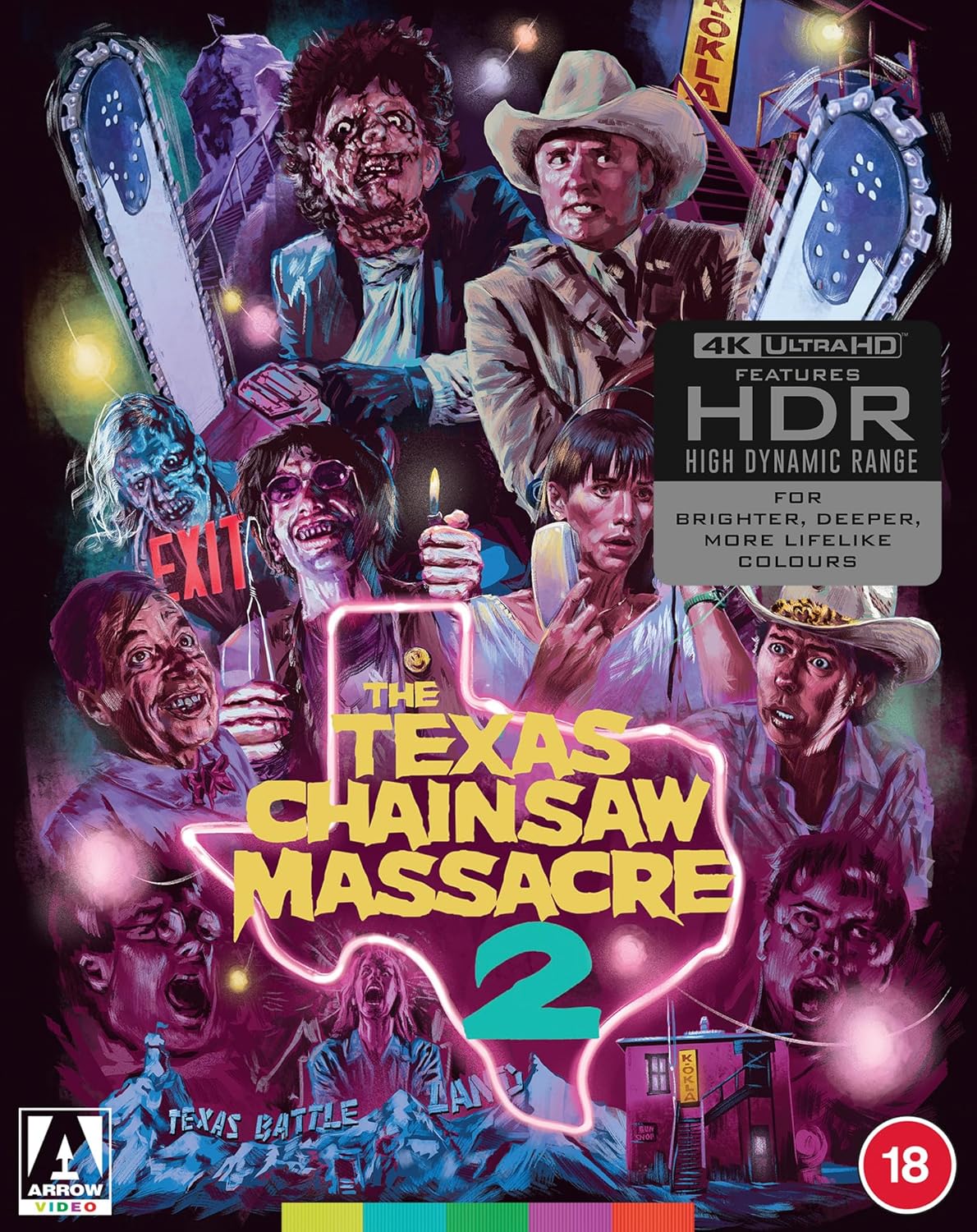 Texas Chainsaw Massacre 2 (Limited Edition) (ej svensk text) (4K Ultra HD)