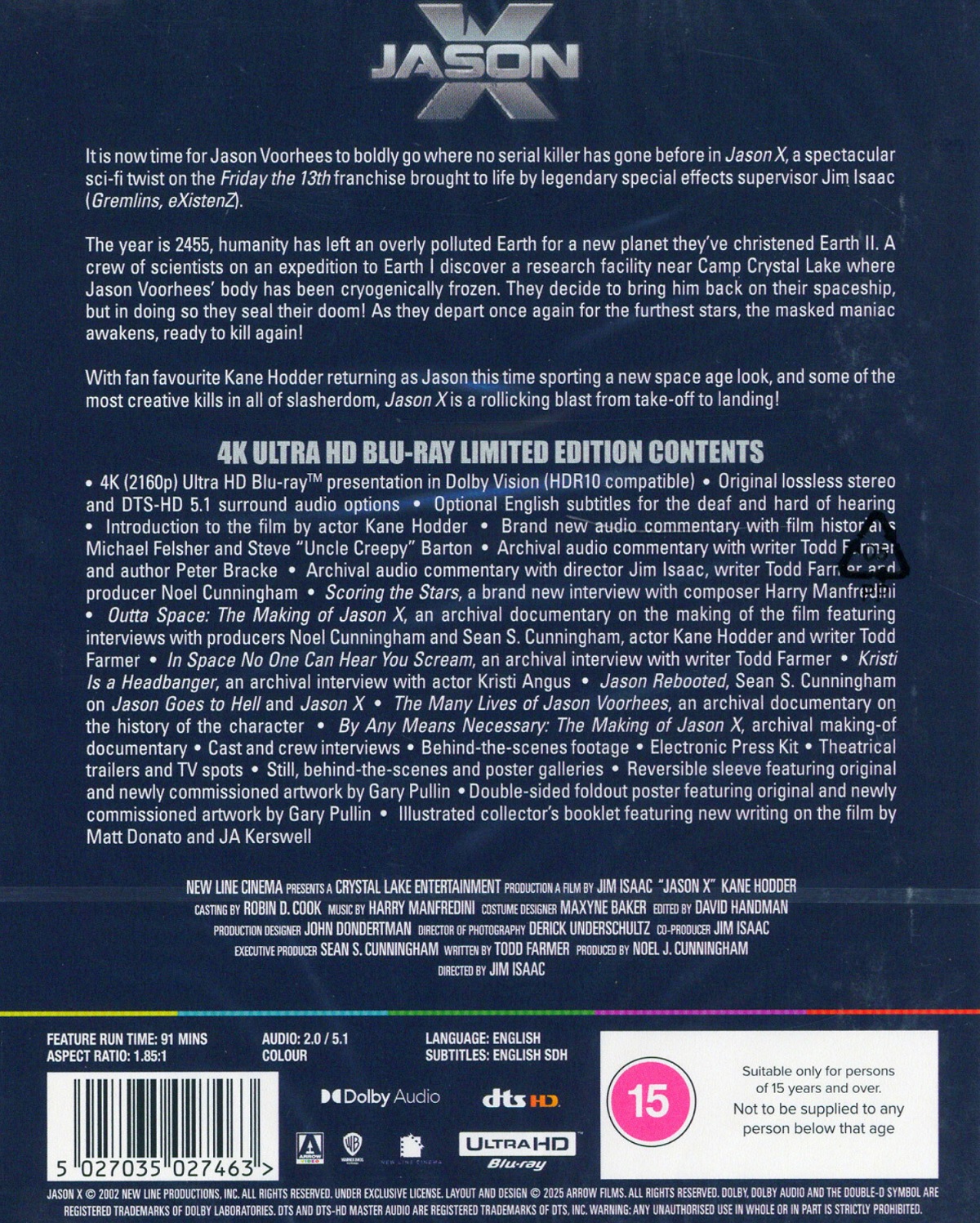Jason X (Limited Edition) (ej svensk text) (4K Ultra HD) - 2