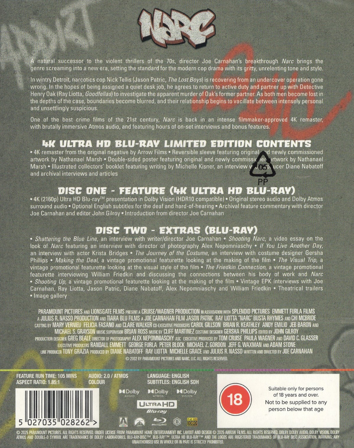 Narc (Limited Edition) (ej svensk text) (4K Ultra HD) - 2