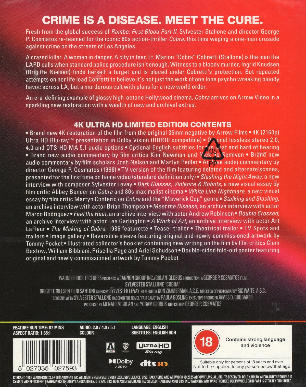 Cobra (Limited Edition) (ej svensk text) (4K Ultra HD) - 2