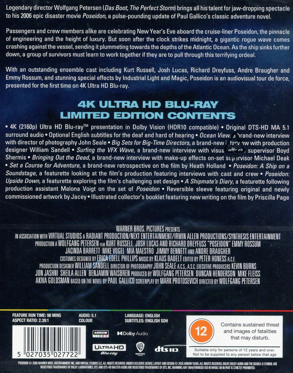 Poseidon (Limited Edition) (ej svensk text) (4K Ultra HD) - 2