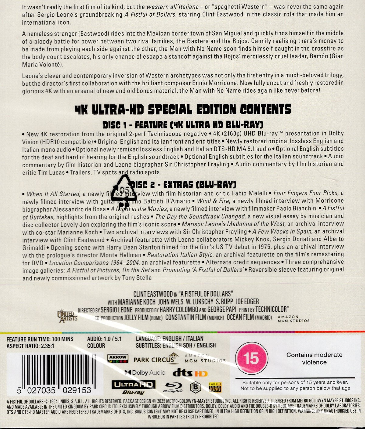 A Fistful Of Dollars (ej svensk text) (4K Ultra HD) - 2