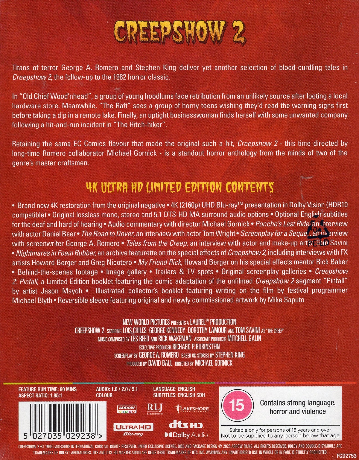 Creepshow 2 (Limited Edition) (ej svensk text) (4K Ultra HD) - 2