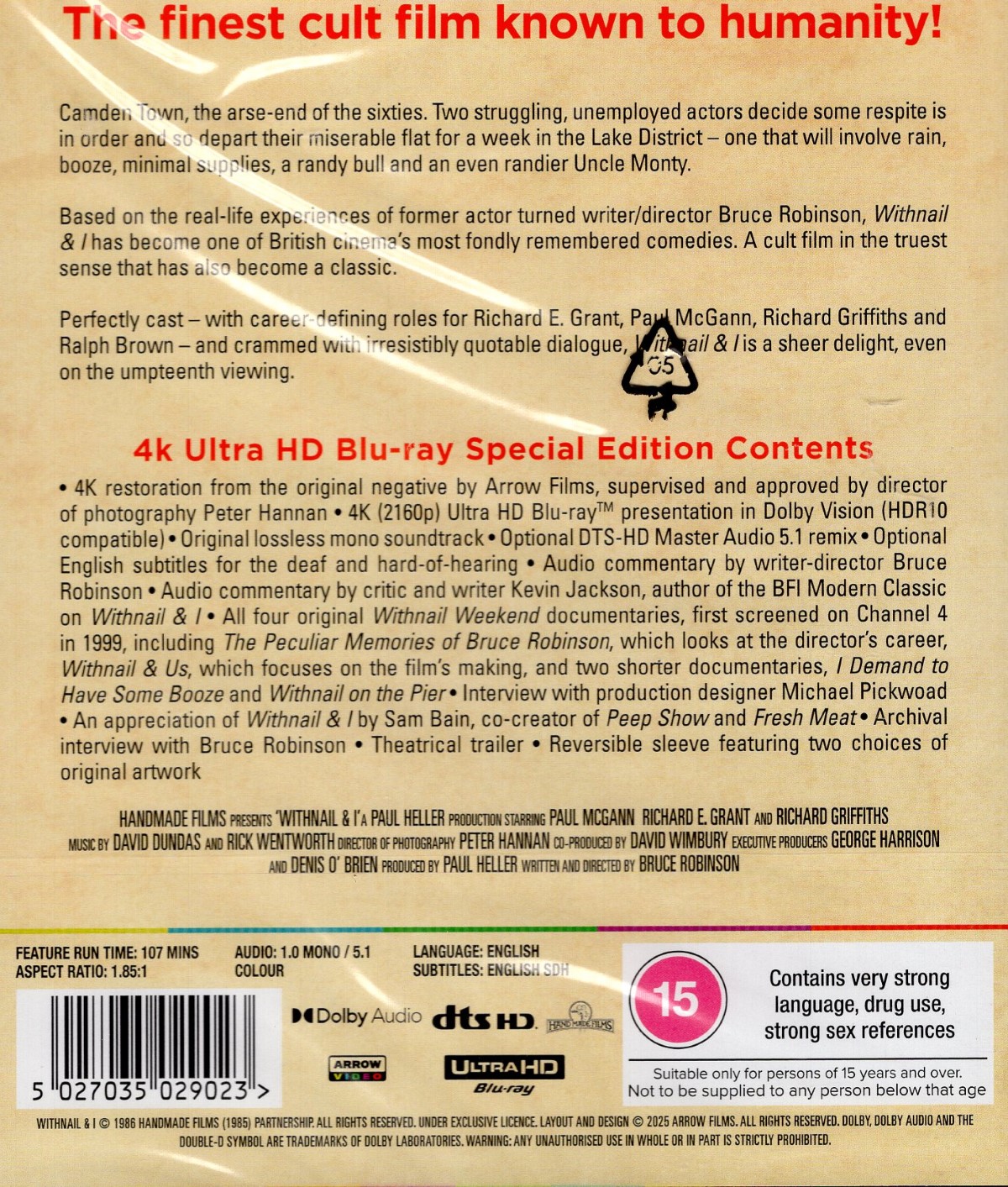 Withnail And I (ej svensk text) (4K Ultra HD) - 2