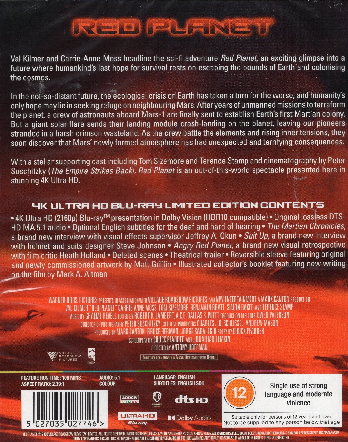Red Planet (Limited Edition) (ej svensk text) (4K Ultra HD) - 2