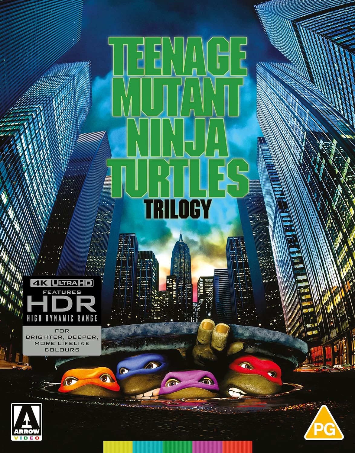 Teenage Mutant Ninja Turtles: Trilogy (Limited Edition) (ej svensk text) (4K Ultra HD)