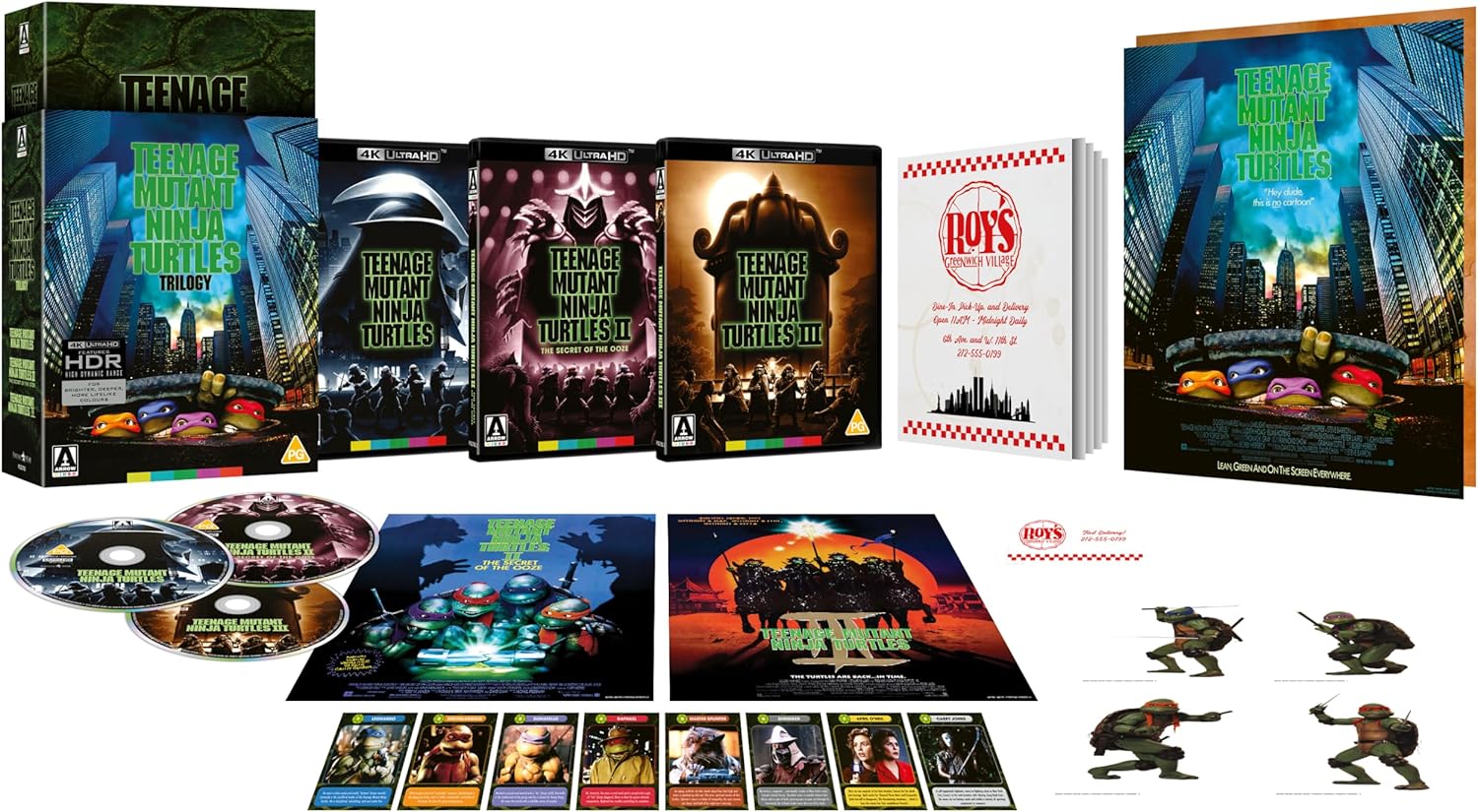 Teenage Mutant Ninja Turtles: Trilogy (Limited Edition) (ej svensk text) (4K Ultra HD) - 3