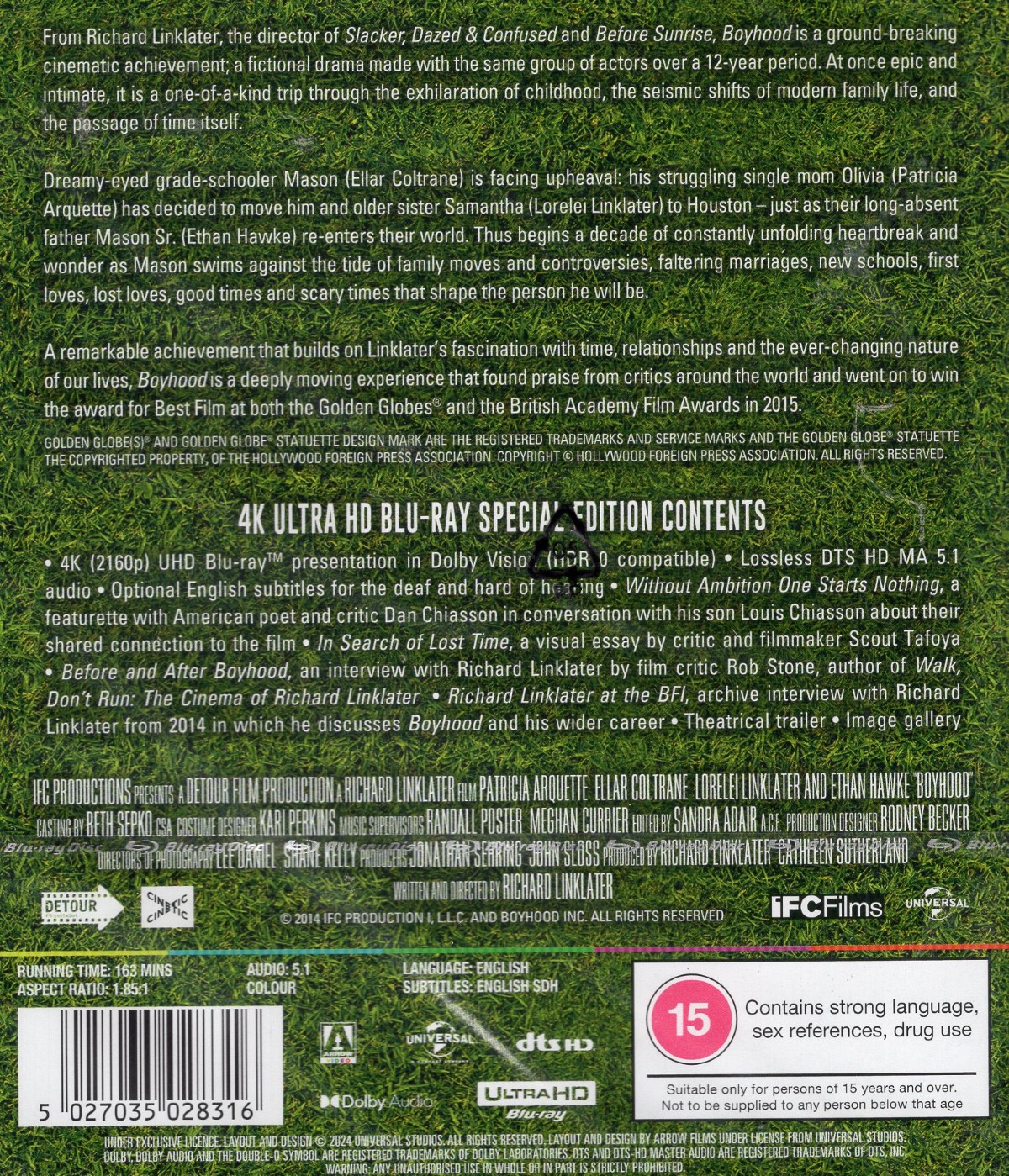 Boyhood (ej svensk text) (4K Ultra HD) - 2