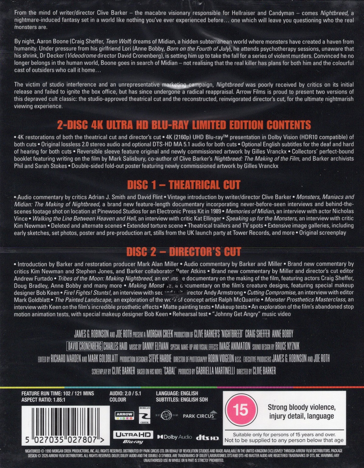 Nightbreed (Limited Edition) (ej svensk text) (4K Ultra HD) - 2