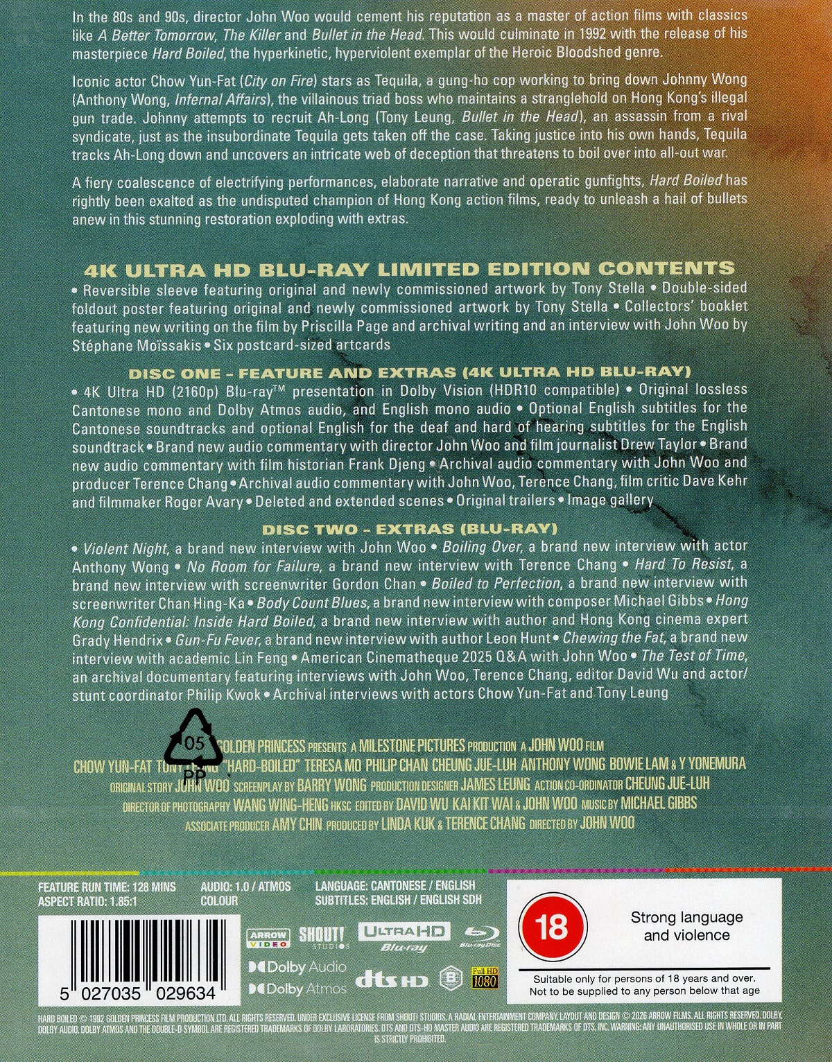 Hard Boiled (Limited Edition) (ej svensk text) (4K Ultra HD) - 2