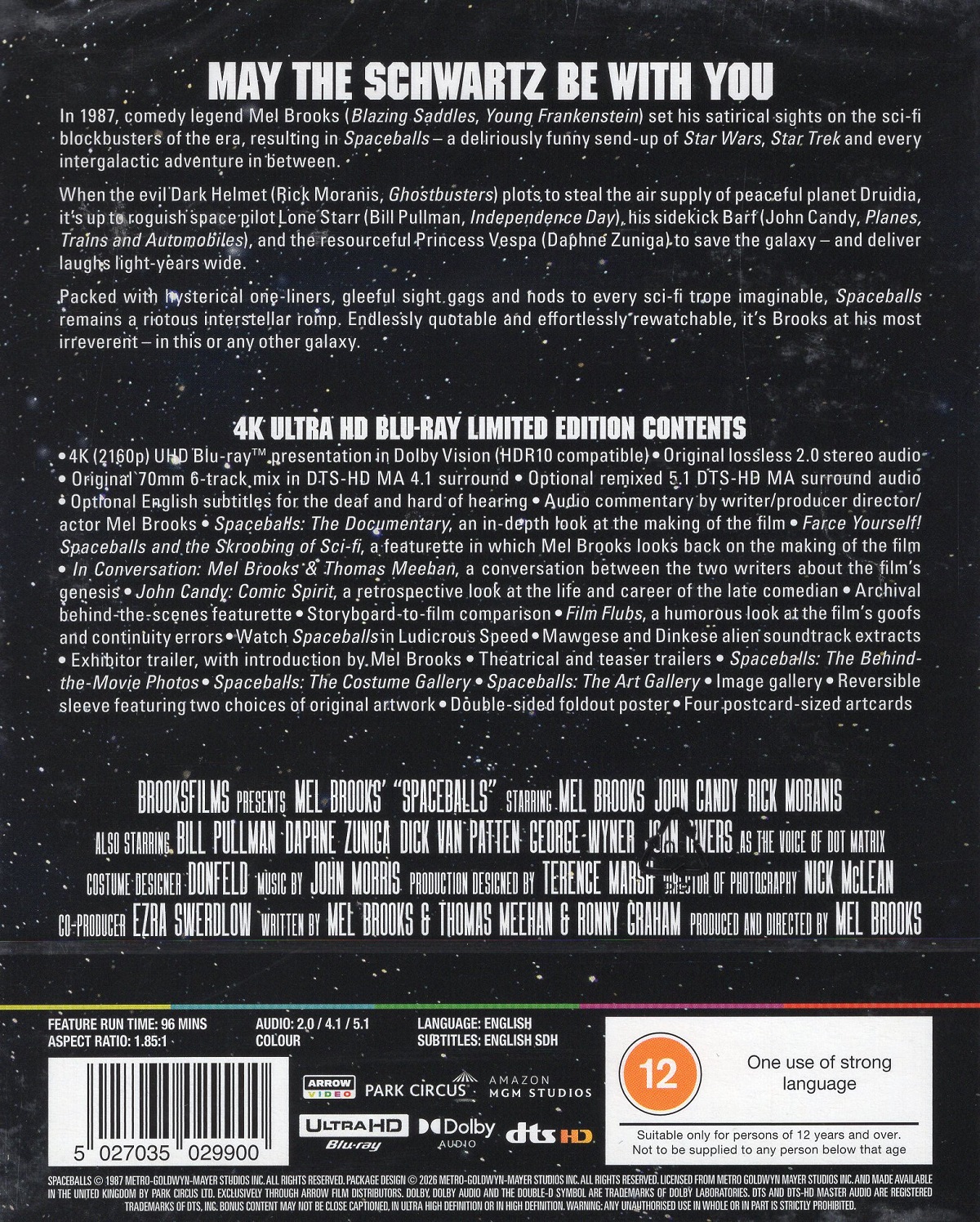 Spaceballs (Limited Edition) (ej svensk text) (4K Ultra HD) - 2