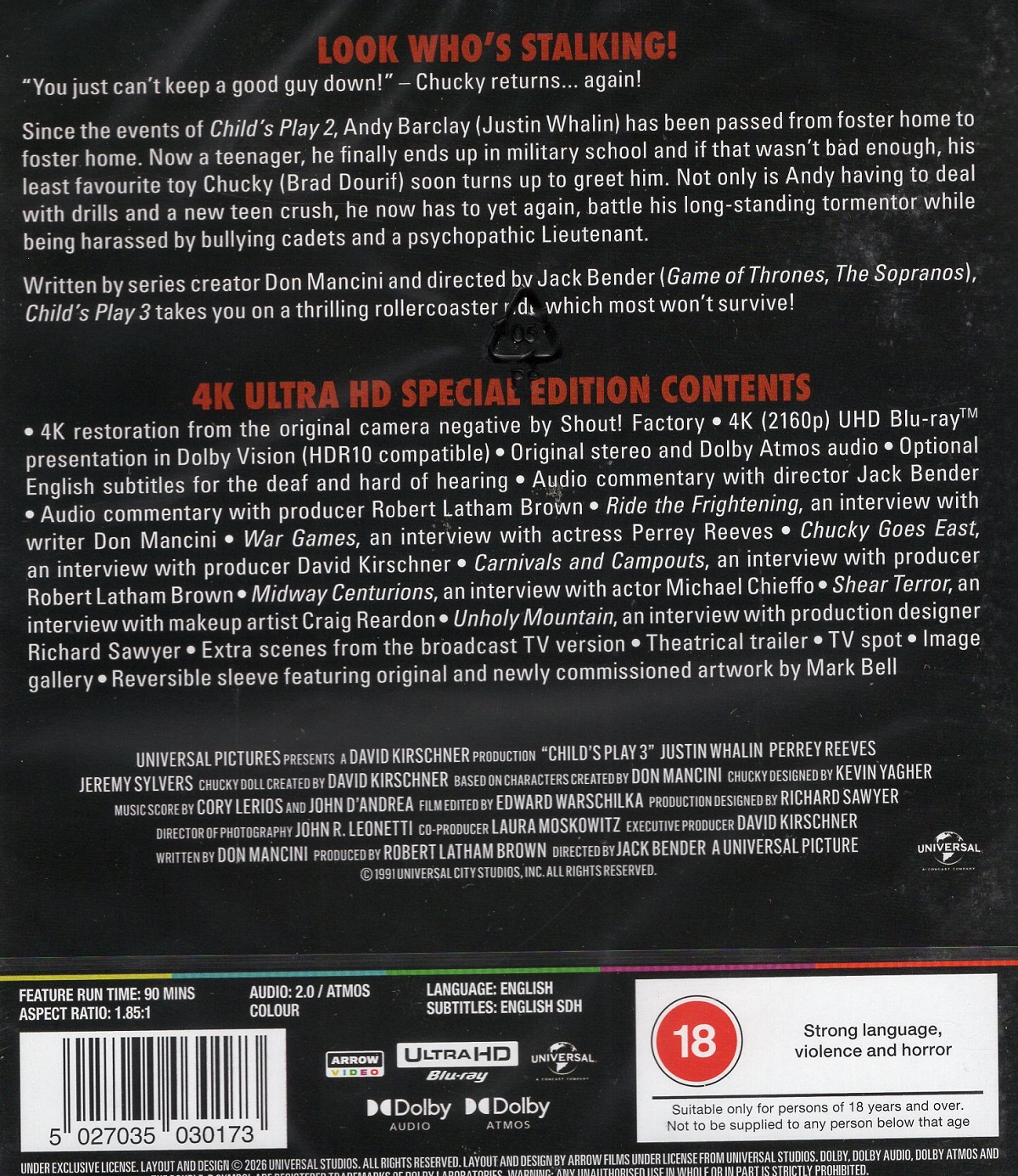 Child's Play 3 (ej svensk text) (4K Ultra HD) - 2