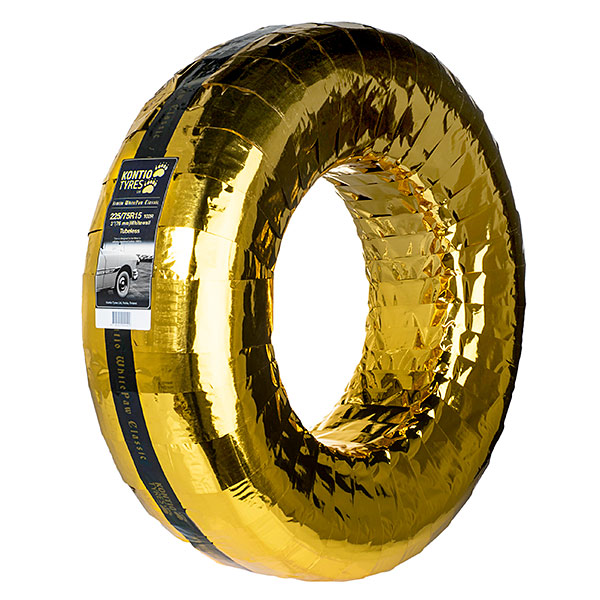 185/80 R13 90S | 1½" | 40mm | Kontio WhitePaw Classic Whitewall - 2
