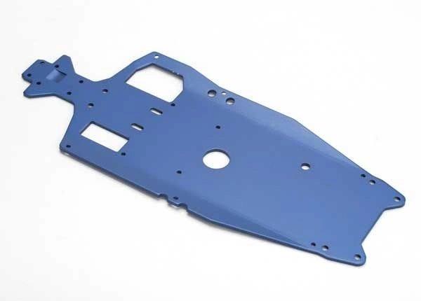 Traxxas Chassi Bottenplatta 3mm Aluminium Blå Jato
