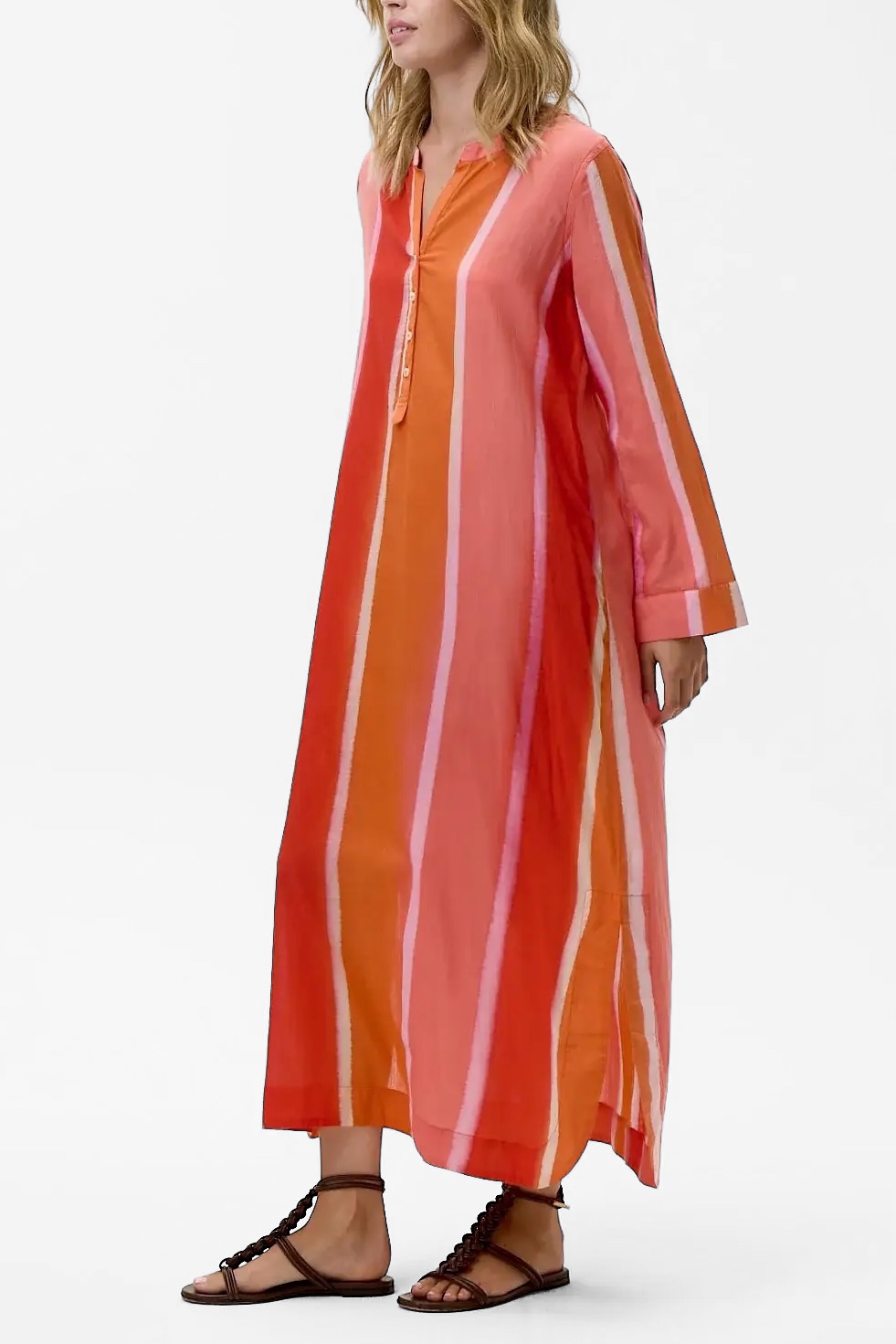 One Season - Bazaar Stripe Moroccan Stripe Cotton Sunset - 4