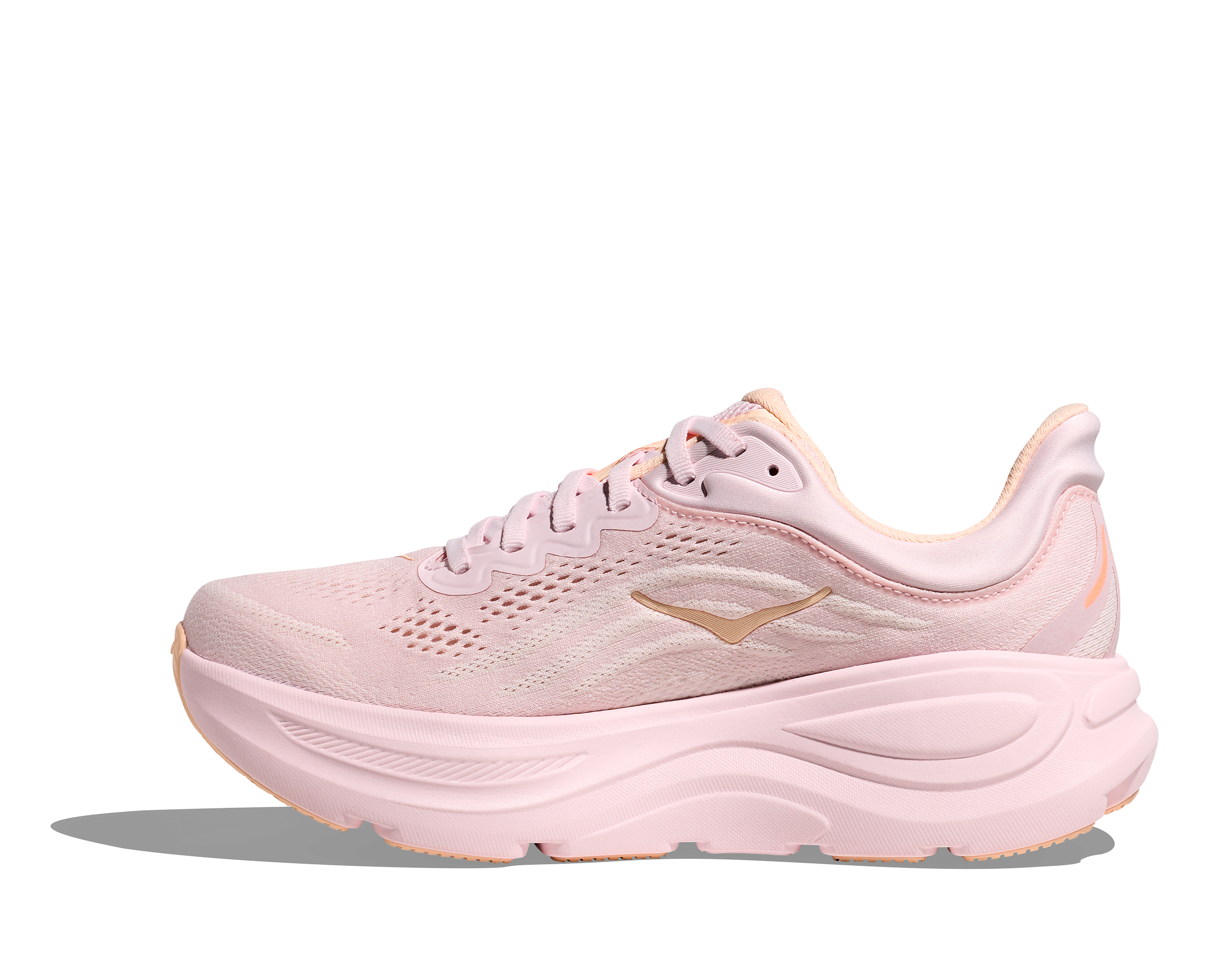 Hoka One One W Bondi 9 - Lilac Cream/Tangerine Glow - 2