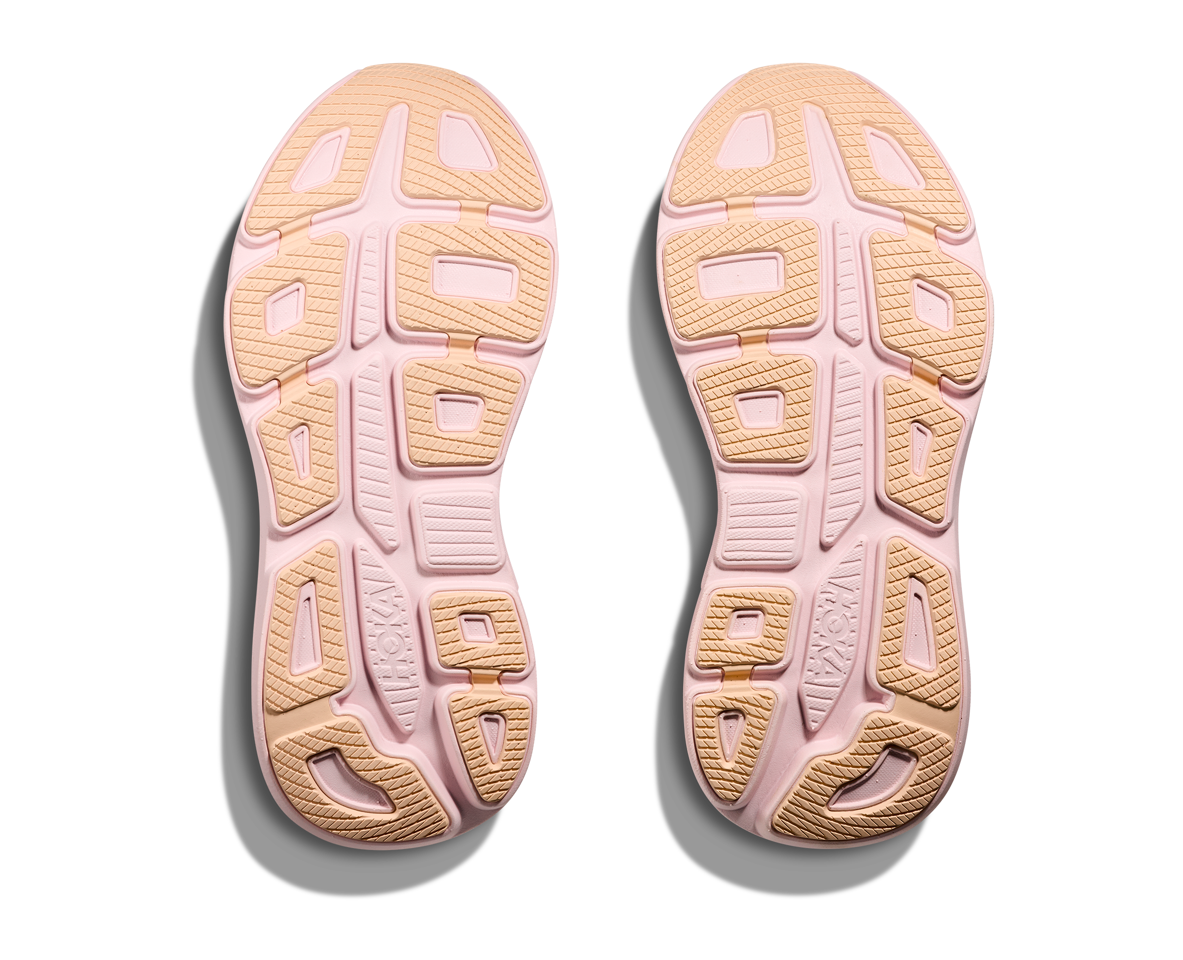 Hoka One One W Bondi 9 - Lilac Cream/Tangerine Glow - 8