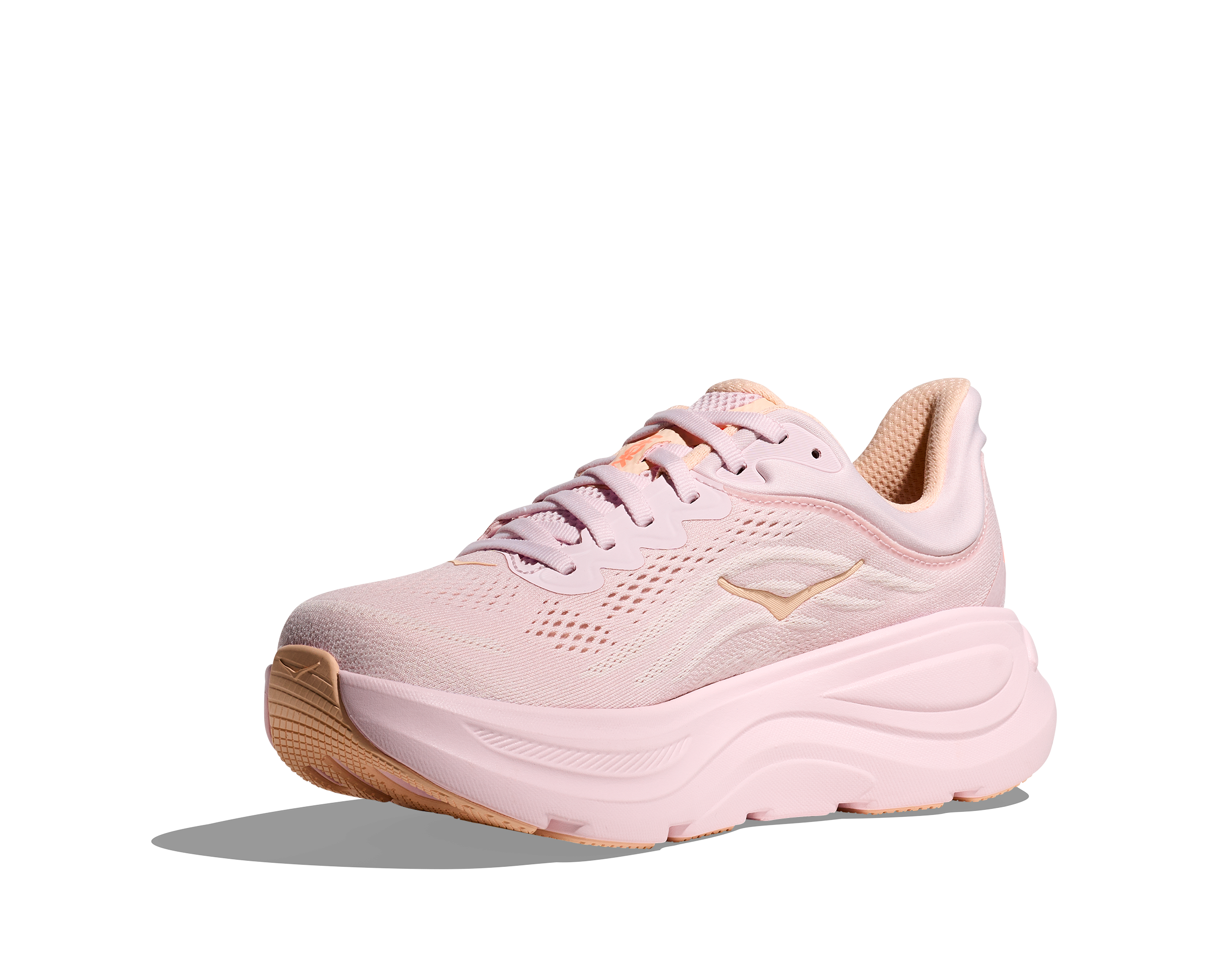 Hoka One One W Bondi 9 - Lilac Cream/Tangerine Glow - 4